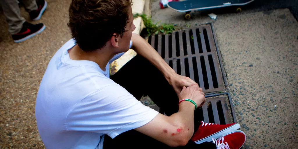 blessures et plaies en skateboard